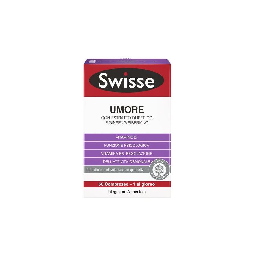 Swisse Umore - Integratore per il Benessere dell'Umore, 50 Compresse