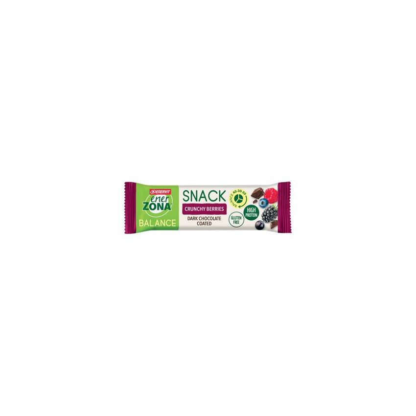 Barretta Enerzona Snack con Frutti Rossi Croccanti - 33g