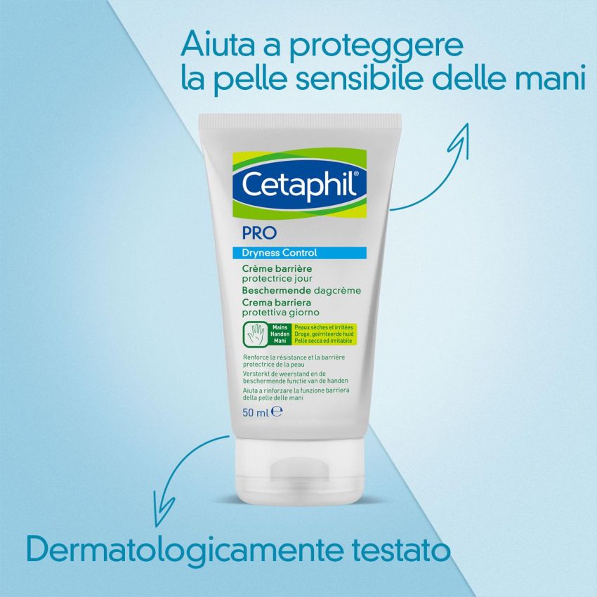 Cetaphil Pro Crema Protettiva per Mani Controllo Secchezza 50ml