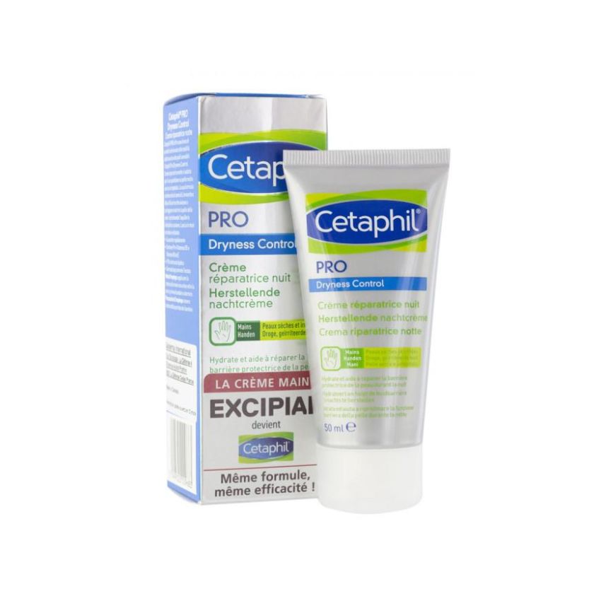 Cetaphil Pro Crema Riparatrice Notturna per Mani Secche - 50ml