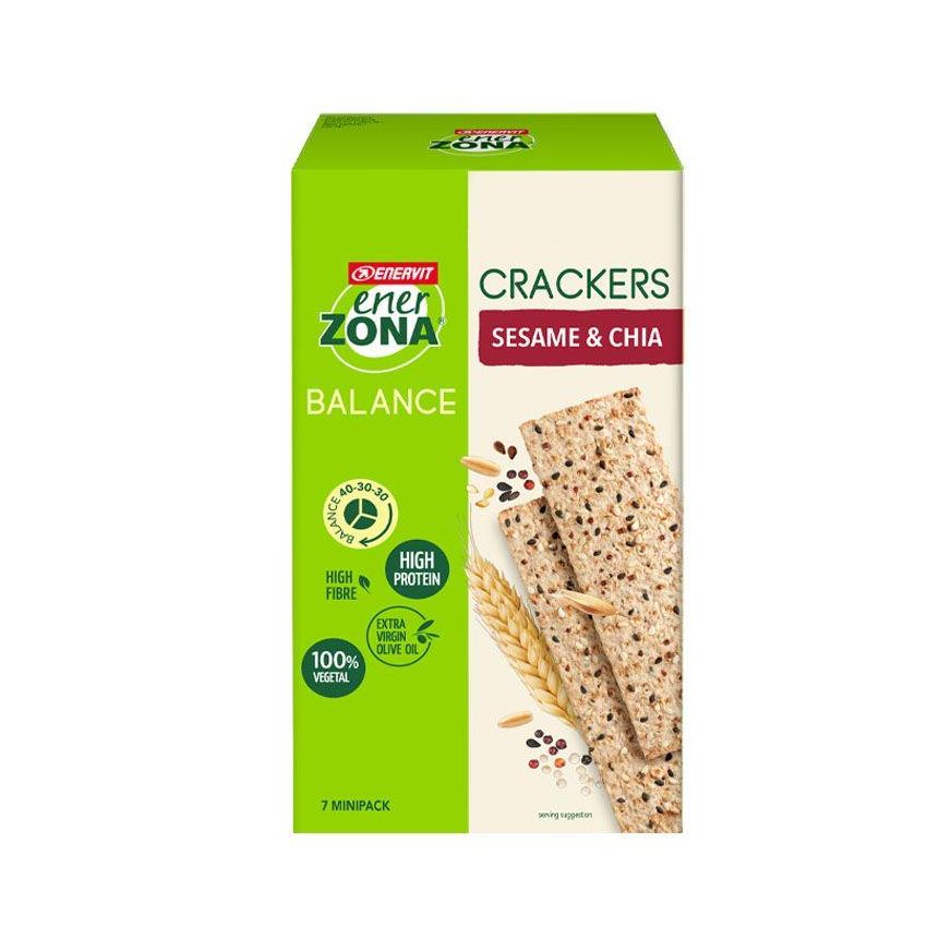 Enerzona Crackers con Sesamo e Chia - 175g