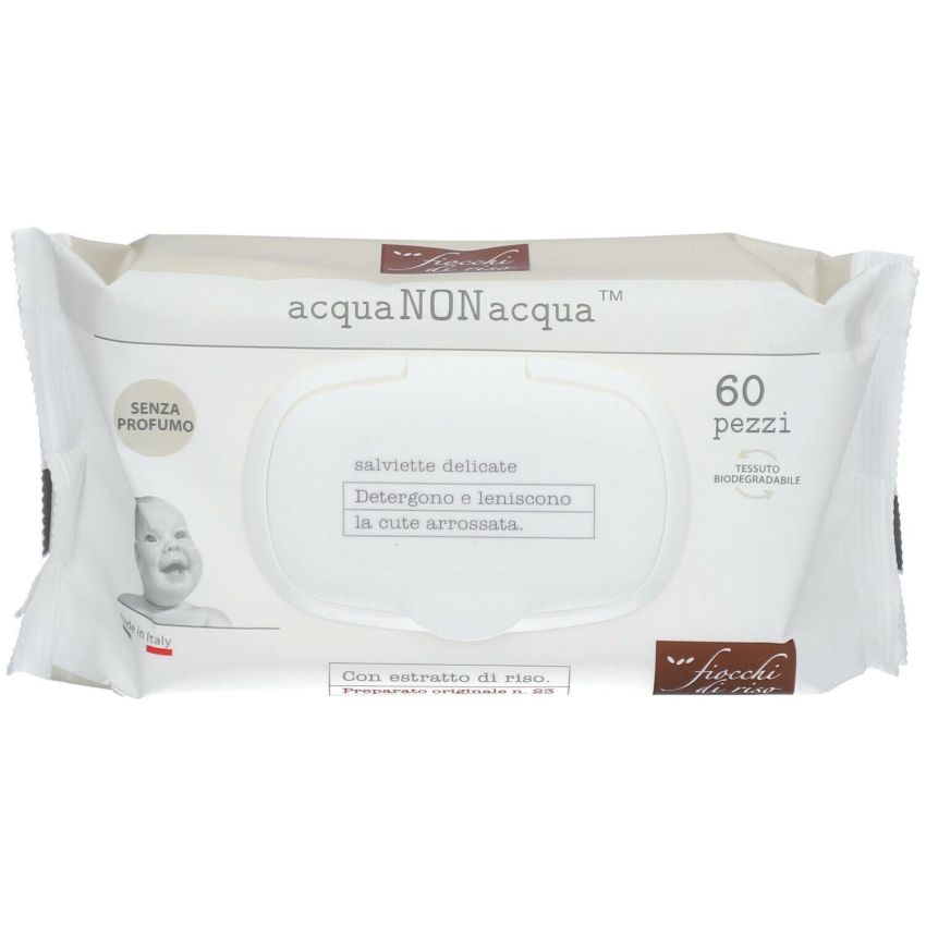 Fiocchi di Riso - 60 Salviette Senza Profumo per Neonati