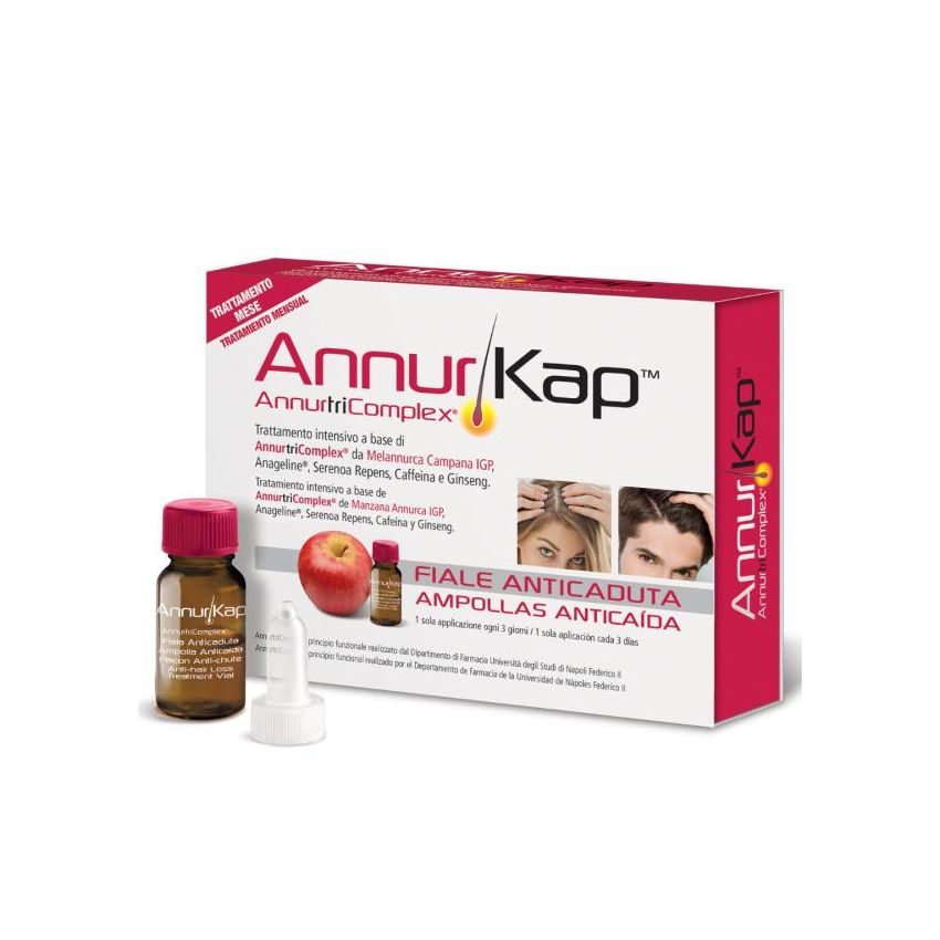 Annurkap Fiale Anticaduta per Capelli - Confezione da 10 Fiale