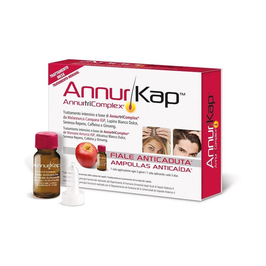 Annurkap Fiale Anticaduta per Capelli - Confezione da 10 Fiale