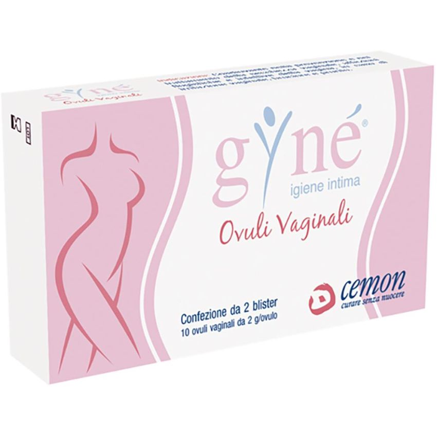 Gyne' Ovuli Vaginali per il Trattamento Femminile - Confezione da 10 Pezzi