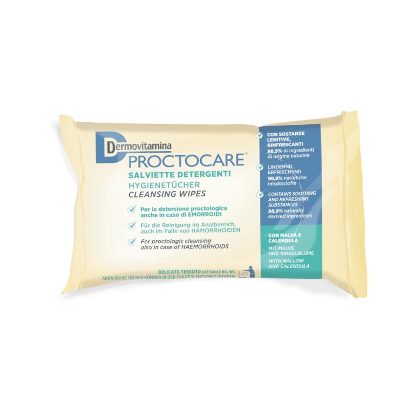 Dermovitamina Proctocare Salviette Intime - Confezione da 15 Pezzi