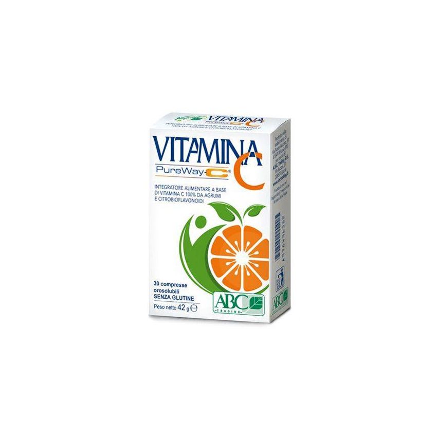 Pureway-C Vitamina C Pura - Confezione da 30 compresse Oro