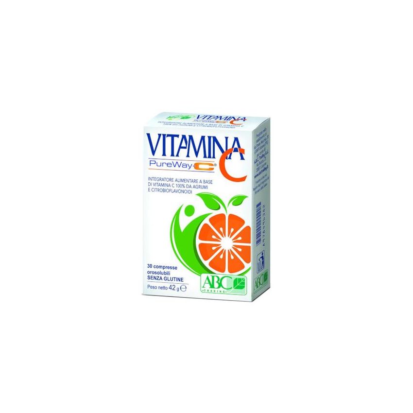 Pureway-C Vitamina C Pura - Confezione da 30 compresse Oro