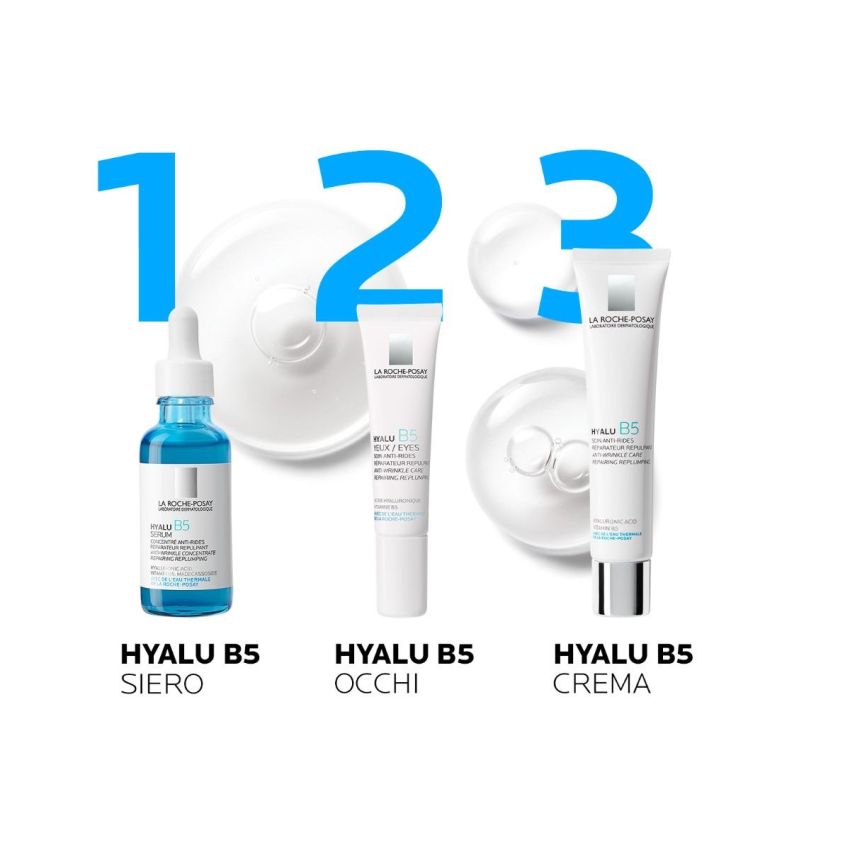 La Roche-Posay Hyalu B5 - Siero Viso Anti-Rughe Rimpolpante, 50 ml