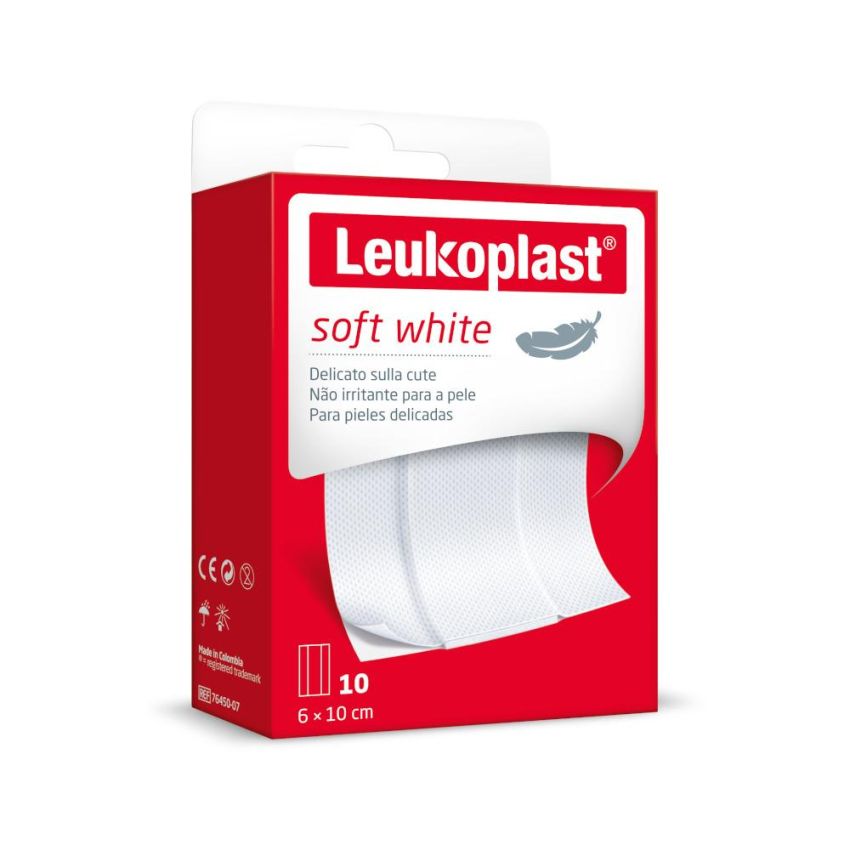 Leukoplast Soft White Cerotti - Confezione da 10 pezzi