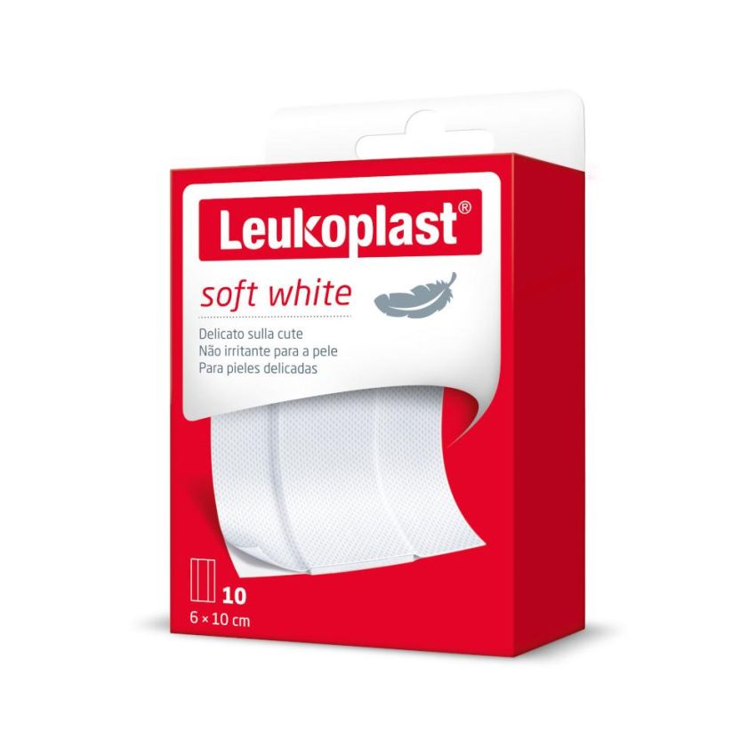 Leukoplast Soft White Cerotti - Confezione da 10 pezzi