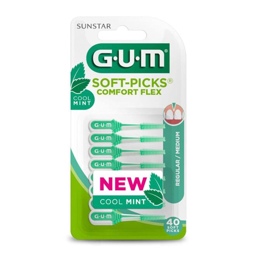 Gum Comfort Flex Mint - Scovolini Interdentali 40 Pezzi