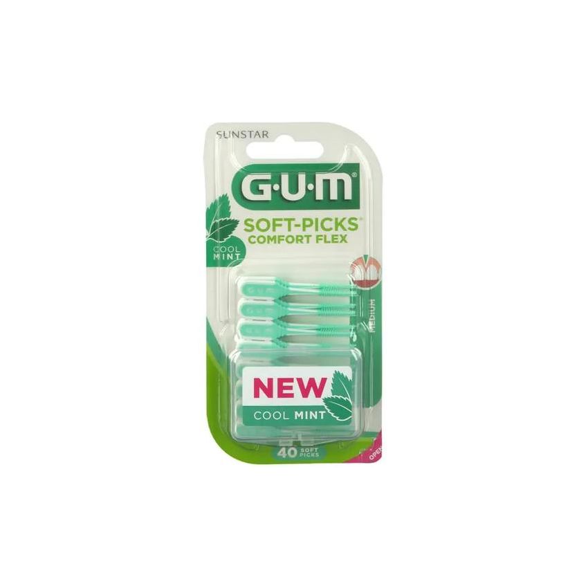 Gum Comfort Flex Mint - Scovolini Interdentali 40 Pezzi