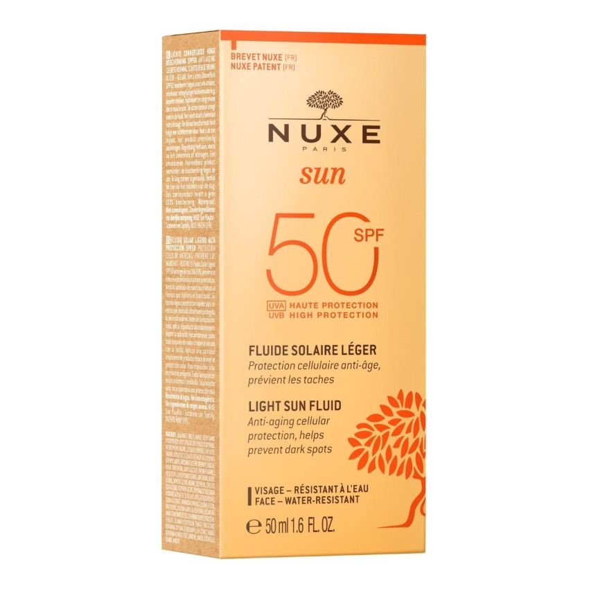 Fluido Solare Protezione Alta SPF50 di Nuxe Sun - 50ml