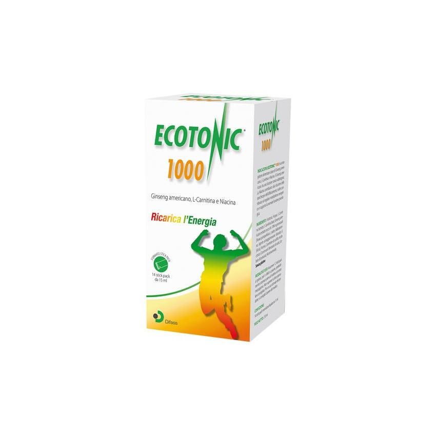 Pack Ecotonic 1000 - Set di 14 Stick da 15ml