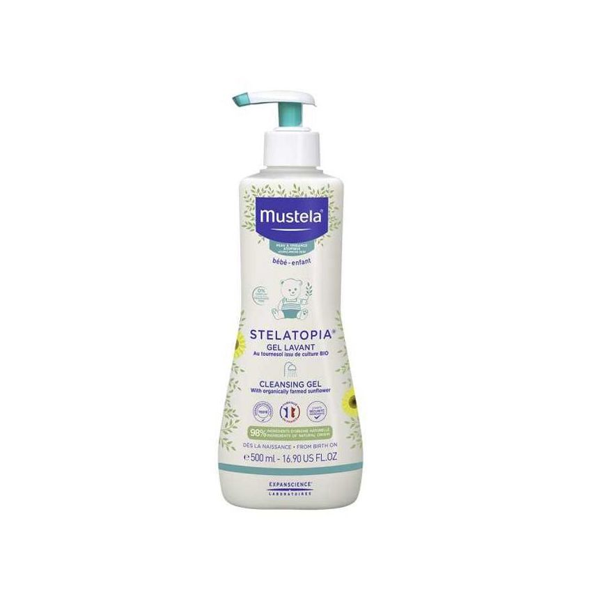 Mustela Stelatopia Gel Detergente Idratante 500ml