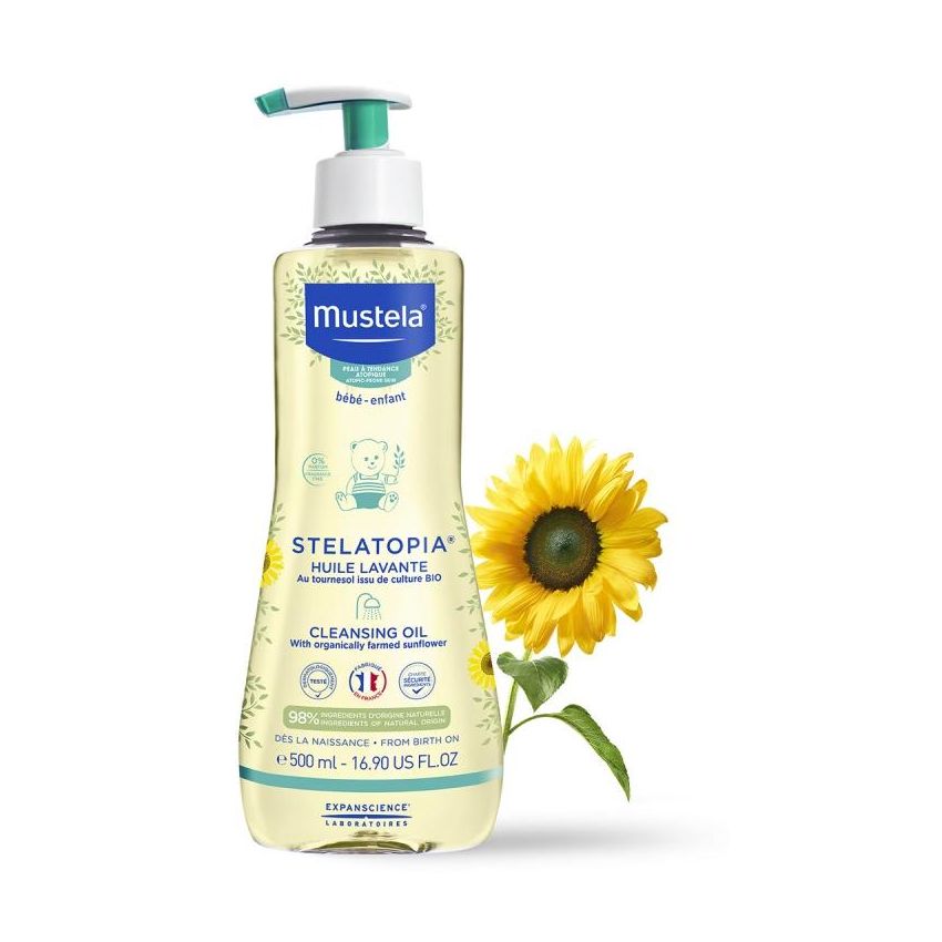 Olio da Bagno Mustela Stelatopia 500ml - Per Pelle Sensibile