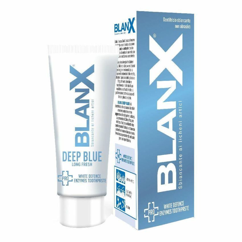 Blanx Deep Blue Dentifricio Sbiancante Delicato, 25ml