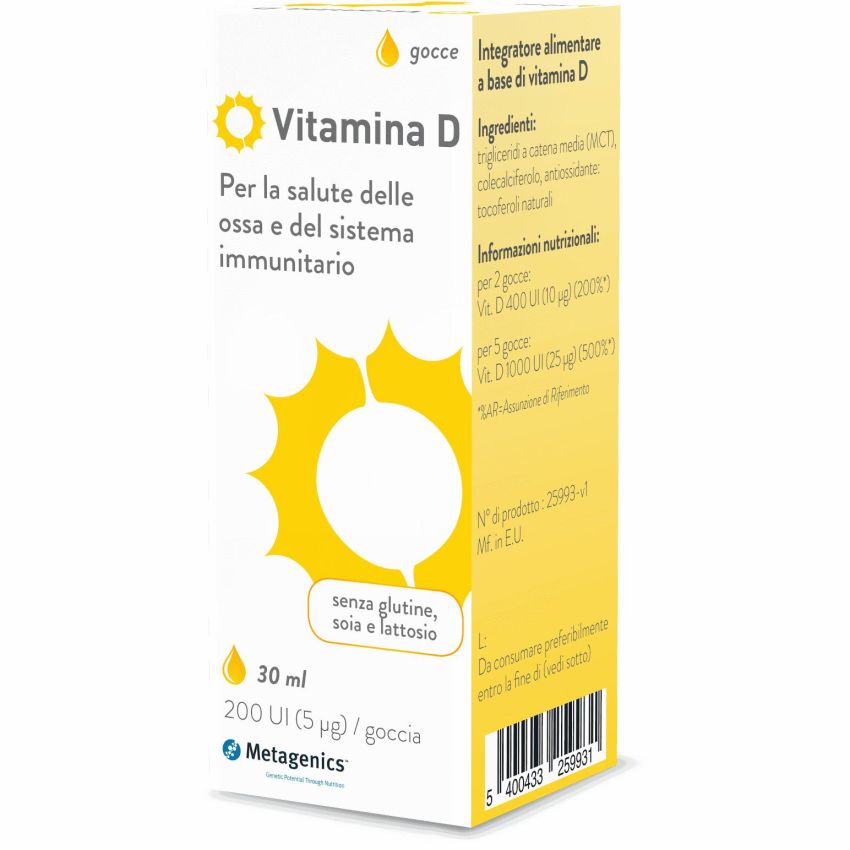 Liquido di Vitamina D 30ml di Alta Qualità