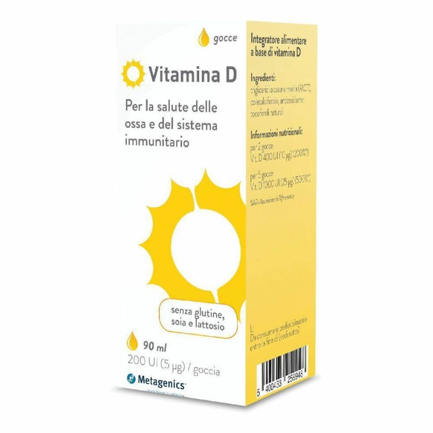 90ml di Vitamina D in Formato Liquido