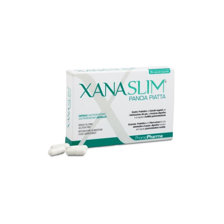 Xanaslim Capsule per Gonfiore Addominale - Confezione da 15