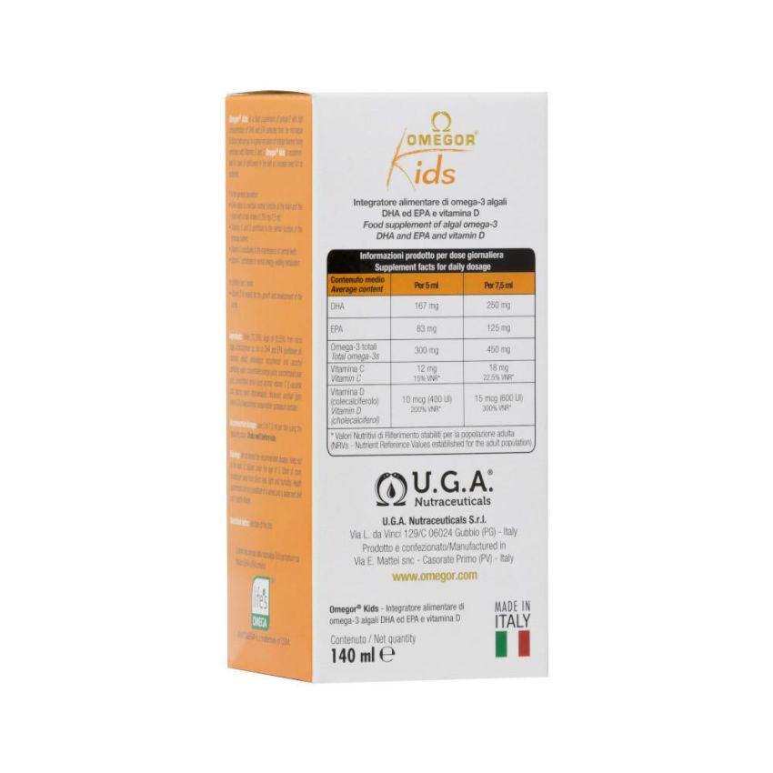Omegor Kids Omega-3 Supplemento - 140ml