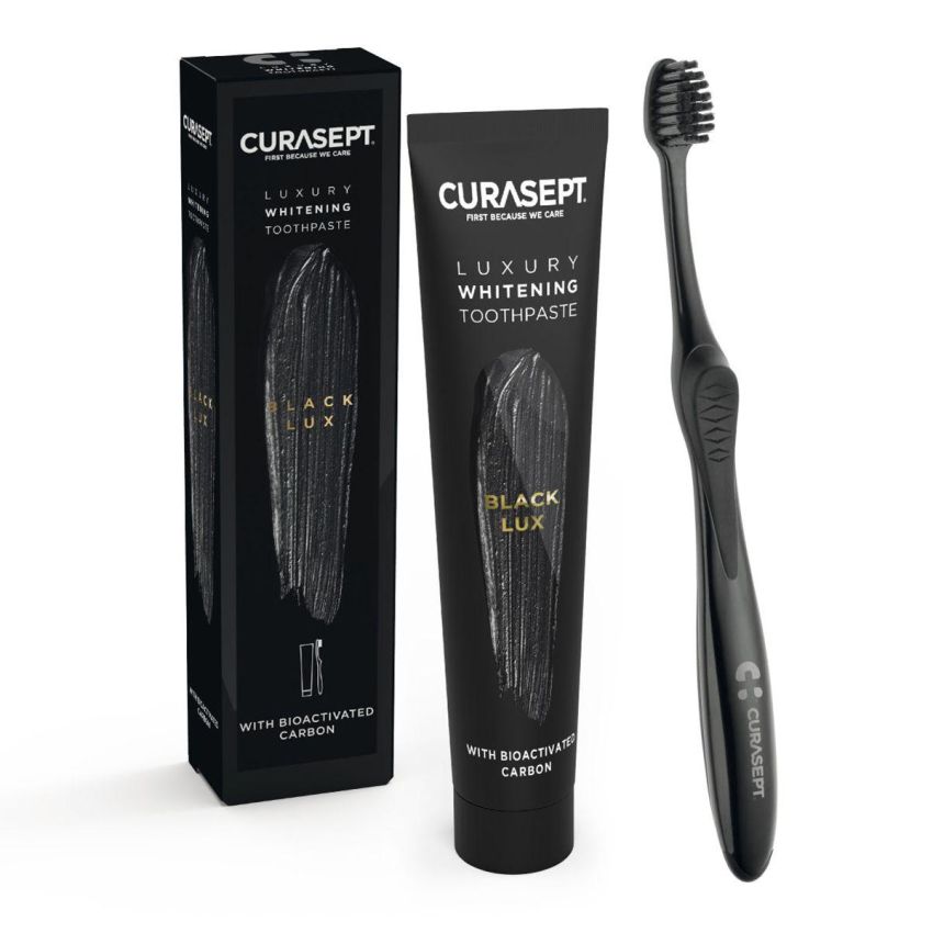 Curasept Luxury Black Whitening Toothpaste 75ml