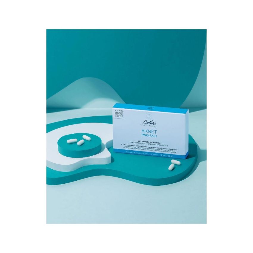 BioNike Proskin Aknet - Integratore Naturale per la Pelle - 30 Capsule
