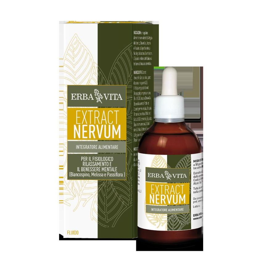 Erba Vita Bio-Extrat Nervum - Integratore Naturale Biologico 50ml