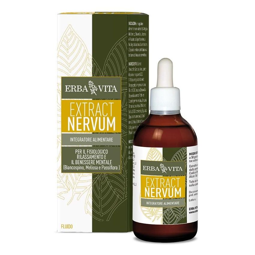 Erba Vita Bio-Extrat Nervum - Integratore Naturale Biologico 50ml