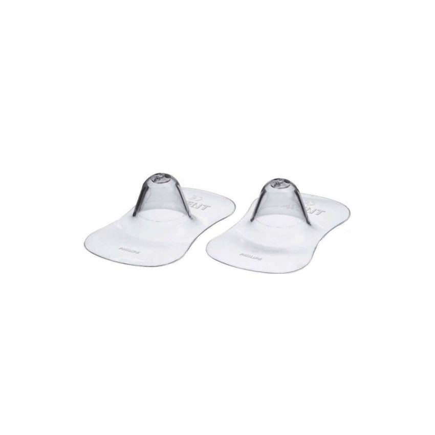Avent Small Butterfly Nipple Shields, Set di 2 con Custodia da Viaggio