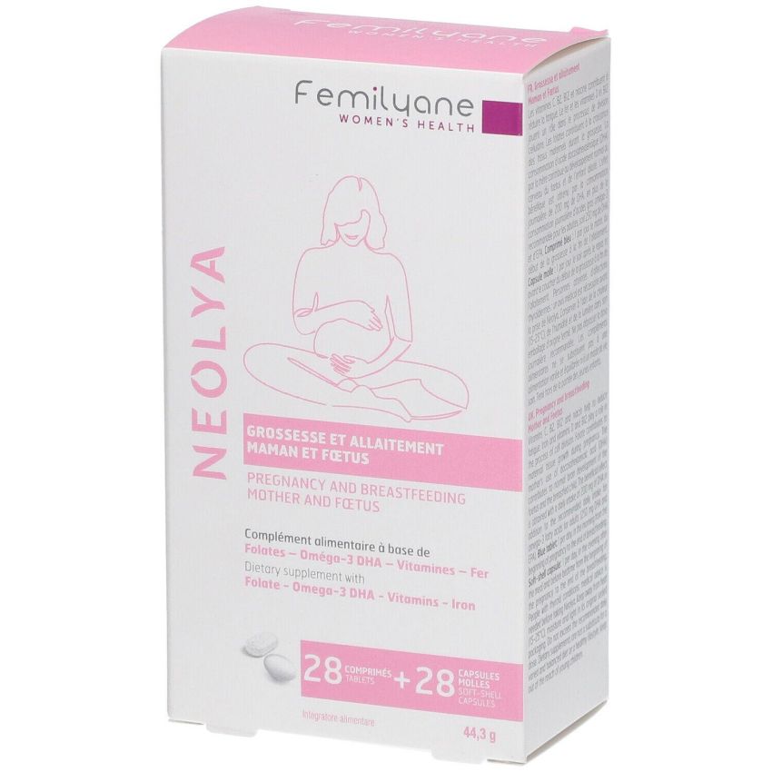 Laboratoires Bailleul Neolya Supporto per Gravidanza e Allattamento 28 Capsule
