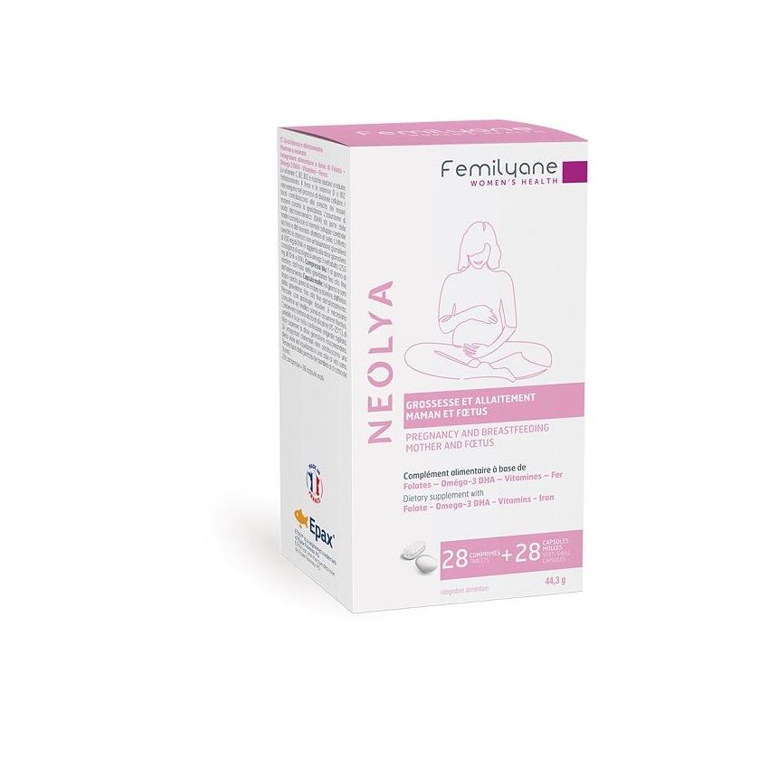 Laboratoires Bailleul Neolya Supporto per Gravidanza e Allattamento 28 Capsule