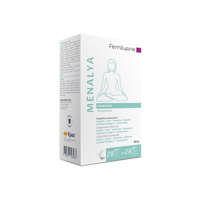 Laboratoires Bailleul Menalya Menopausa Kit: 28 Capsule Rigide + 28 Capsule Molli