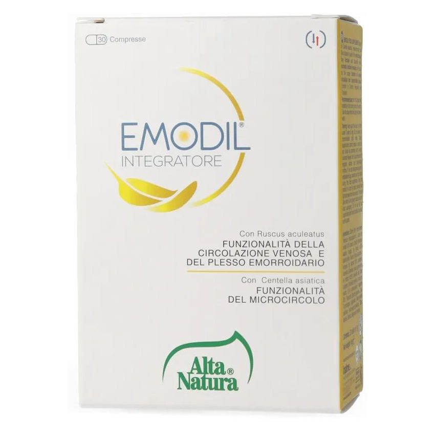 Emodil - Pasticche Salutari da 1,6g, Confezione da 30 Compresse