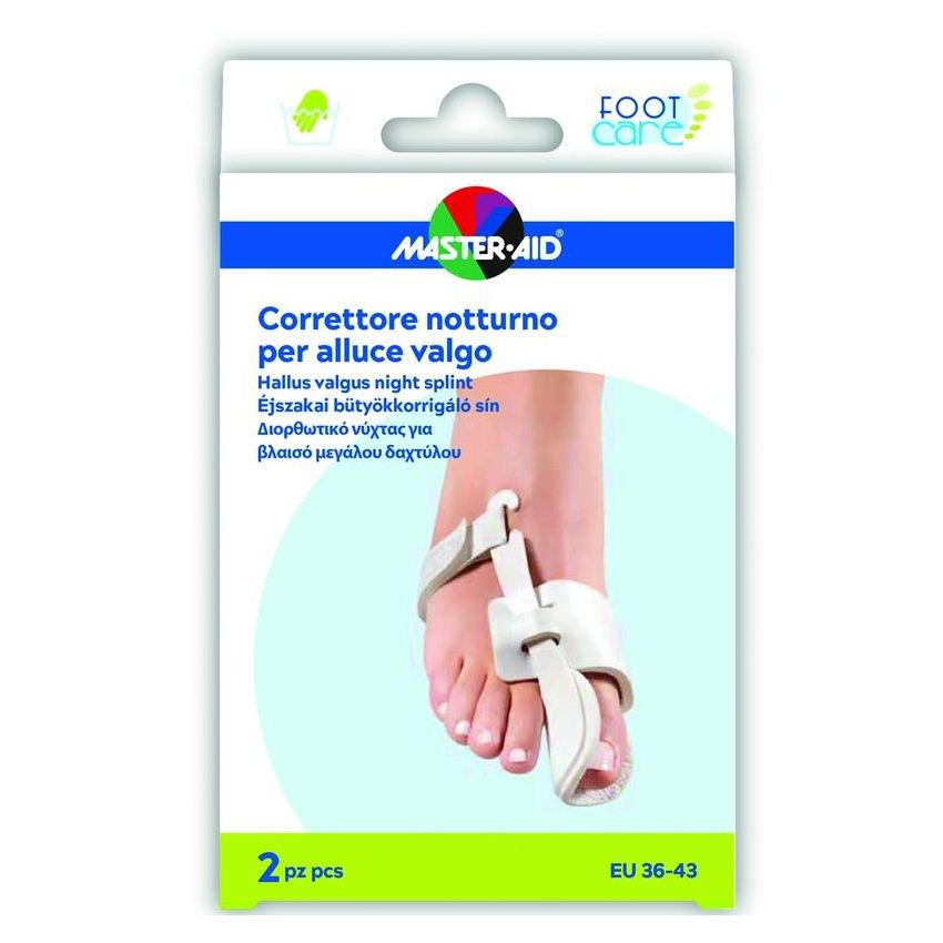 Master-Aid Foot Care: Correttore Notturno per Alluce Valgo, Taglia 36-43