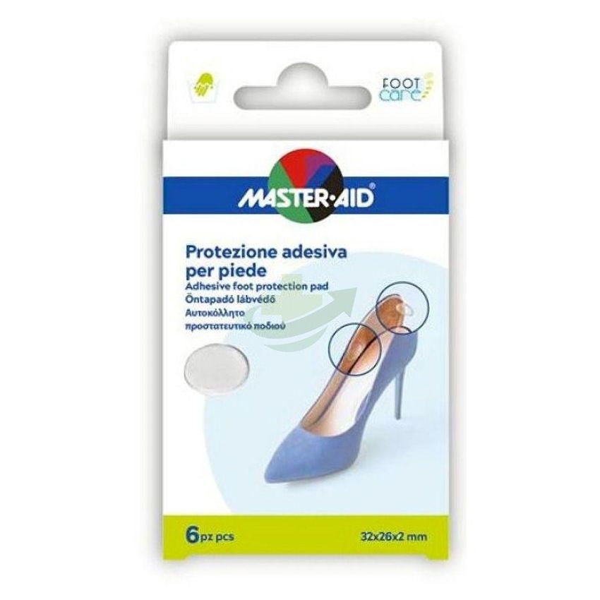Master-Aid Gel Adesivo per Cura dei Piedi - Confezione da 6 Pezzi