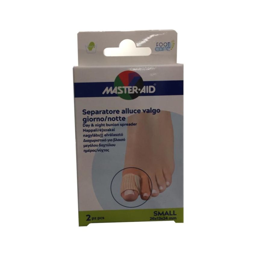 Master-Aid Divaricatore per Alluce, Taglia S, Confezione da 2 Pezzi