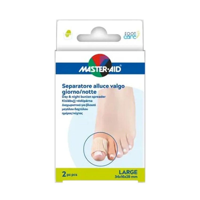 Master-Aid Divaricatore per Alluce Taglia L - Confezione da 2 Pezzi