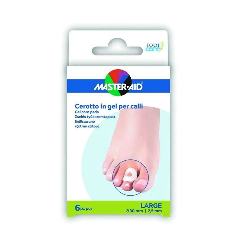 Master-Aid Gel Callus Patches, Large Size, Pack of 6