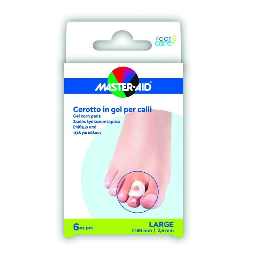 Master-Aid Gel Callus Patches, Large Size, Pack of 6