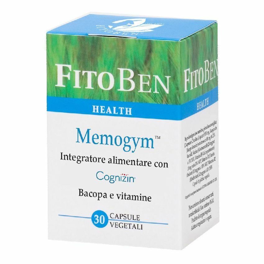 MemoGym Veg - Supplemento Nootropico Naturale, 30 Capsule Vegetali