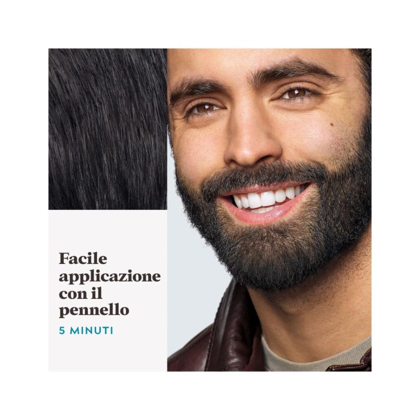 Just For Men: Tinta Nero Intenso M55 per Barba e Baffi, 51g
