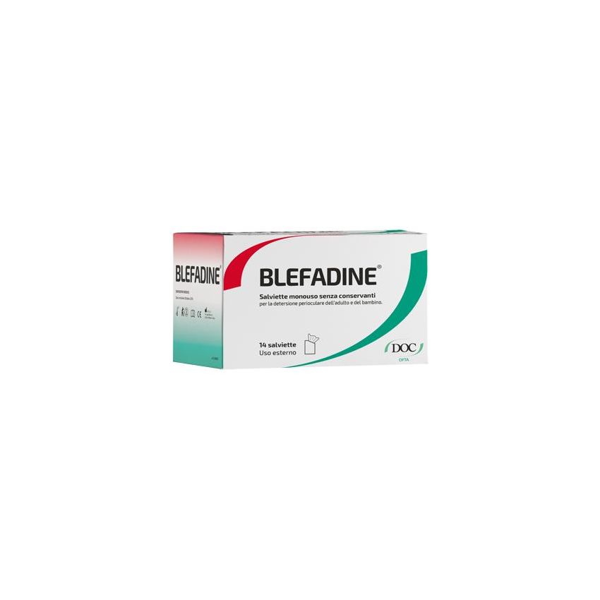 Blefadine Salviette Monouso per Detersione Perioculare - 14 Pezzi