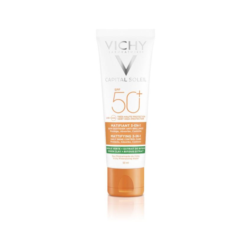 Vichy Capital Soleil Crema Solare Viso Anti-Acne SPF 50, 50ml