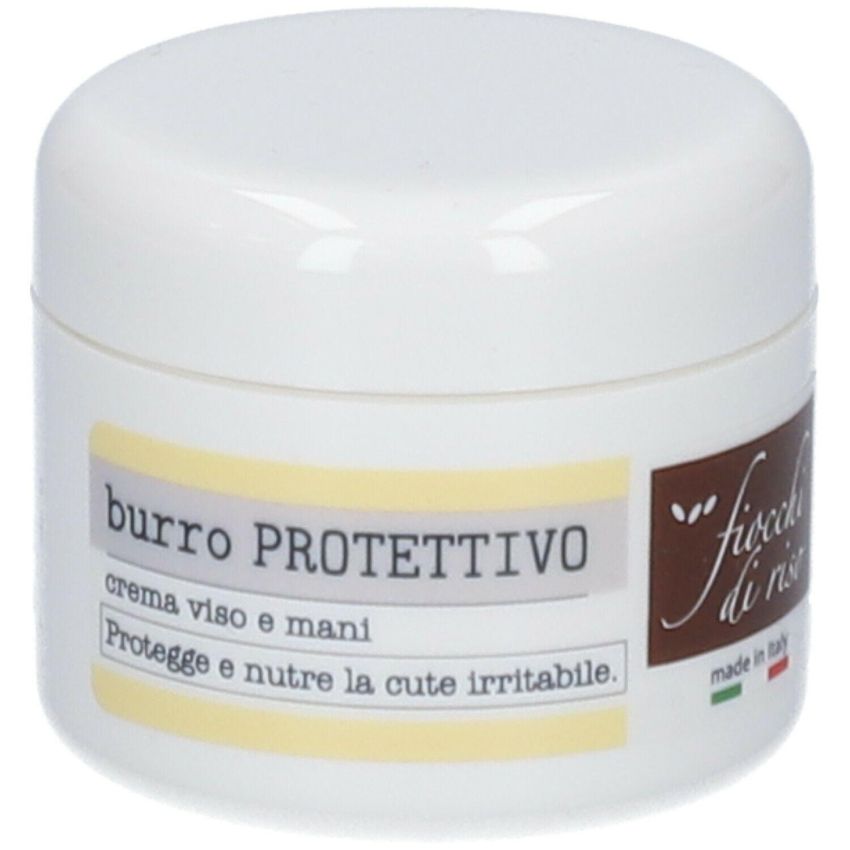 Burro Protettivo per Viso e Mani con Fiocchi di Riso - 30ml