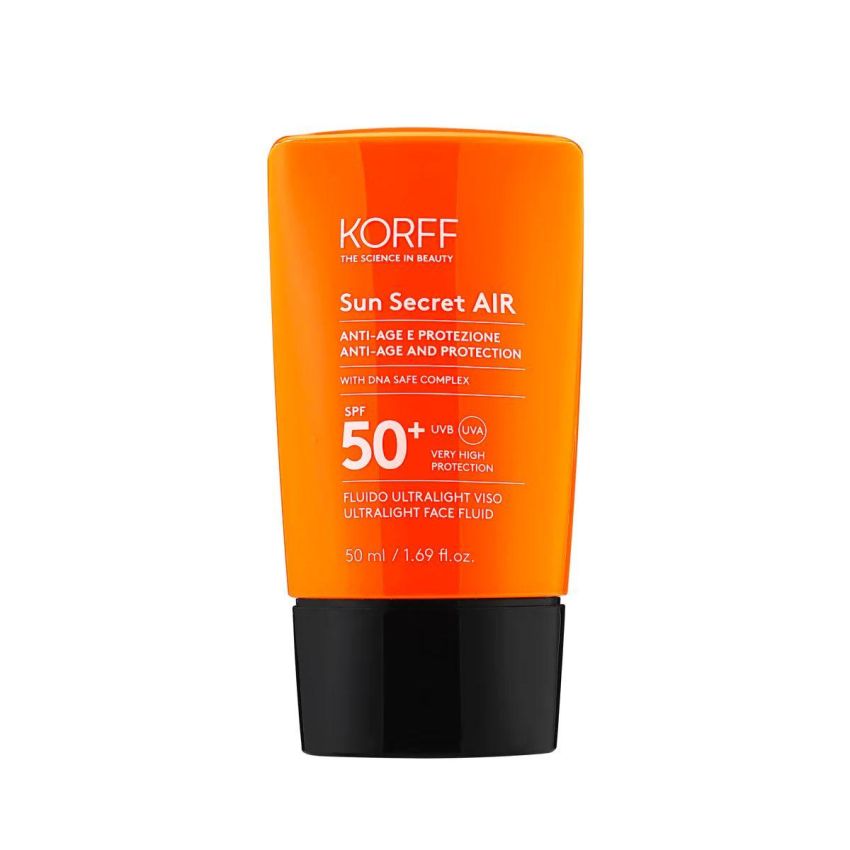 Korff Sun Secret - Fluido Protettivo Viso SPF50+, 50ml