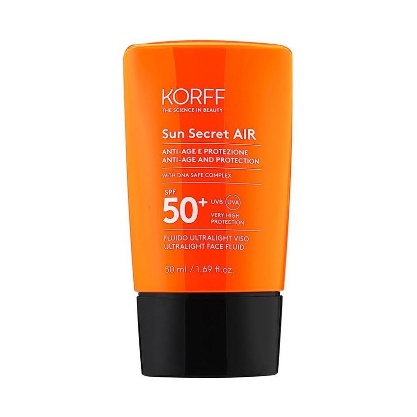 Korff Sun Secret - Fluido Protettivo Viso SPF50+, 50ml
