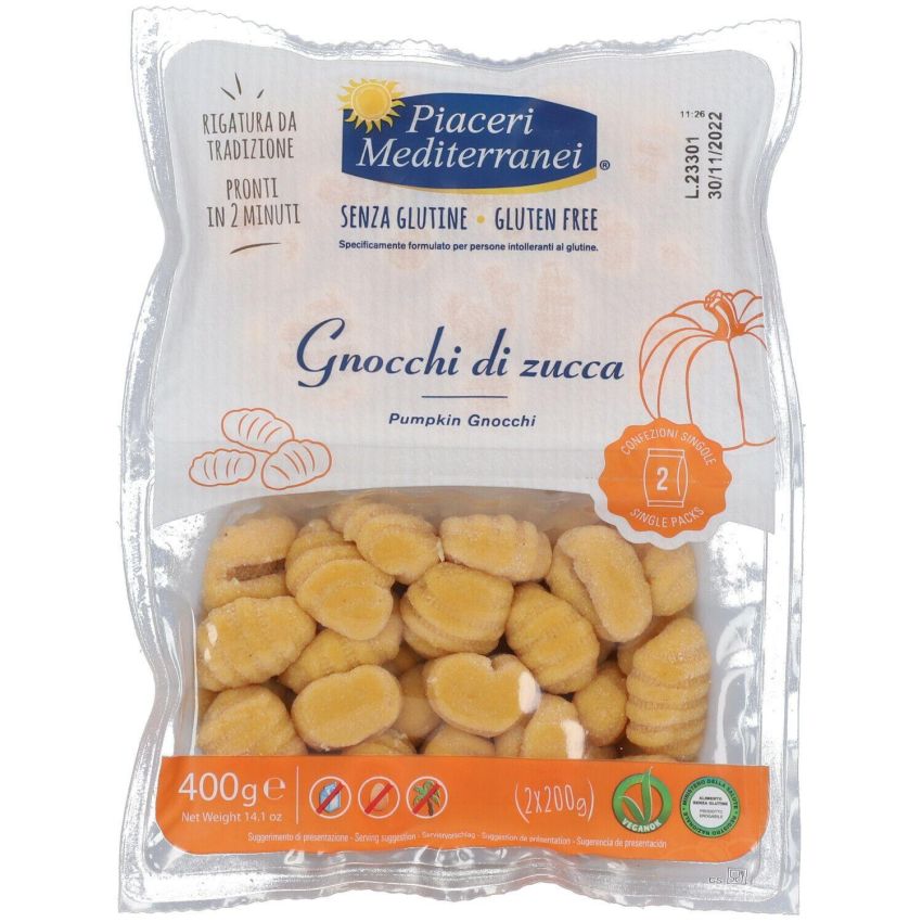 Gnocchi di Zucca Mediterranei Piaceri - 400g