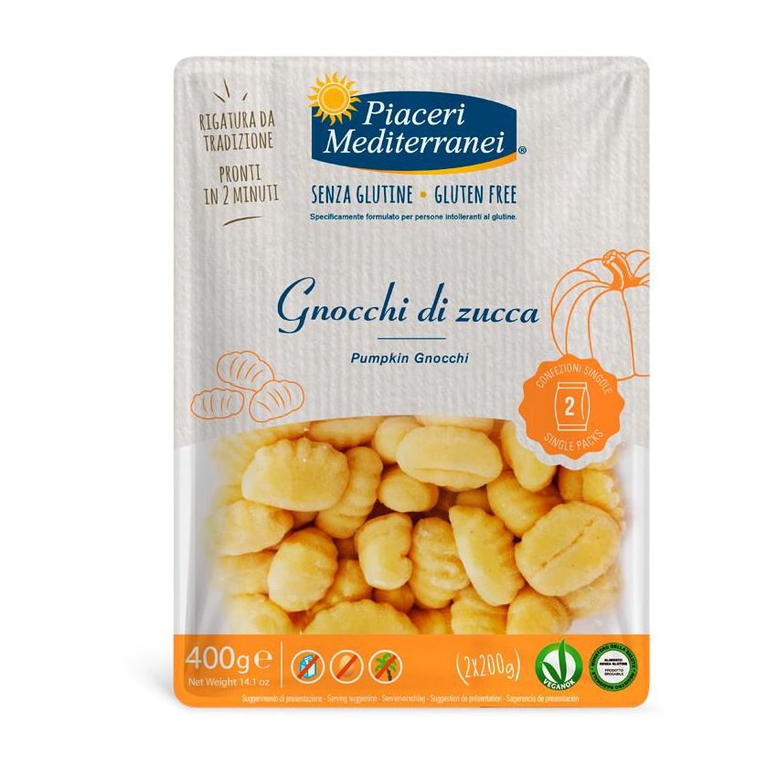 Gnocchi di Zucca Mediterranei Piaceri - 400g